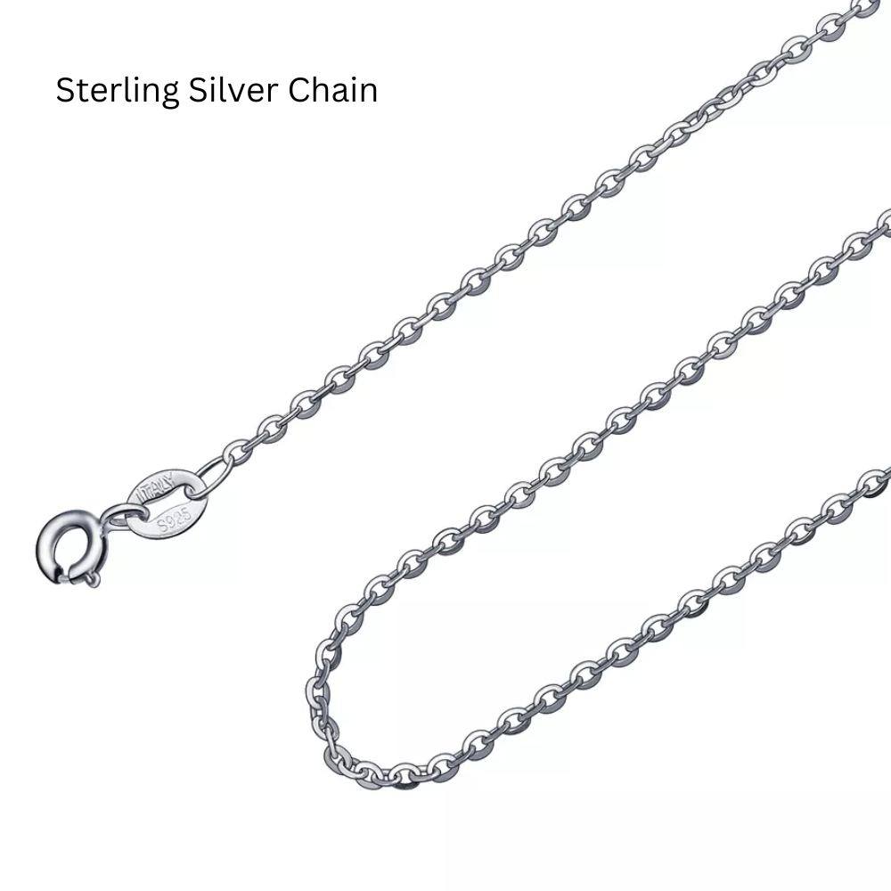 Hanging Funny Cat Sterling Silver Necklace